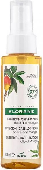 Klorane Haar Mangue Huile de Mangue Olie Droog Haar 100ml - Image 4