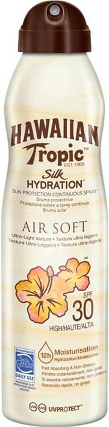 216x840-99 Hawaiian Tropic Silk Hydration Air Soft Sunscreen Mist Spf30 177ml - Image 1