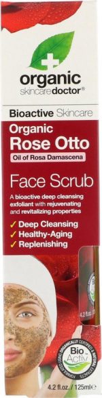 Dr. Organic Rosa De Damasco Exfoliante Facial 125 Ml - Image 2
