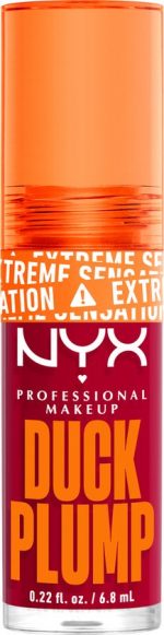 Nyx Professional Makeup Duck Plump - Hall Of Flame - Plumping lipgloss - Rood - 6,8ml