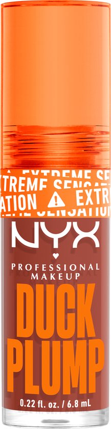 217x840-52 Nyx Professional Makeup Duck Plump - Brown- Of Applause - Plumping lipgloss - Bruin - 6,8ml - Image 1