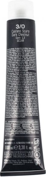 Permanent Dye Inebrya Nº 3/0 Dark Chestnut 100 ml - Image 2