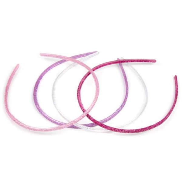 Fine Glitter Headbands Set 4 Pcs By Inca 4 Pcs