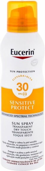Sensitive Protect Sun Spray Transparent Dry Touch Spf30 By Eucerin 200 Ml