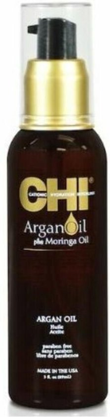 223x840-30 Farouk Systems CHI Argan Oil Plus Moringa Oil 89ml Hair Oils and Serum - Image 1