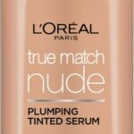 L'Oréal Paris True Match Nude Volumegevend Getint Serum Foundation met hyaluronzuur - 3-4 Light Medium - 30ml - Vegan