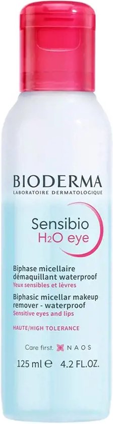 224x840-167 Sensibio H2o Eye Micellar Solution Eye Make-up Remover By Bioderma 125 Ml - Image 1