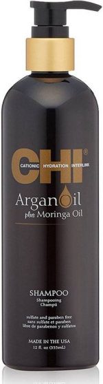CHI Argan Oil Plus Moringa Oil Shampoo   A ampon na vlasy - Image 2
