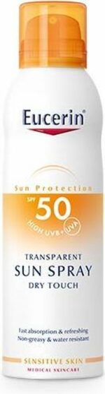 Sensitive Protect Sun Spray Transparent Dry Touch Spf50 By Eucerin 200 Ml - Image 2
