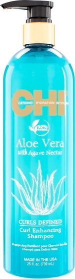 CHI Aloe Vera Curls Defined Curl Enhancing Shampoo 739 ml - Image 3