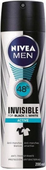 Deodorant Spray Men Black & White Active Nivea (200 ml)