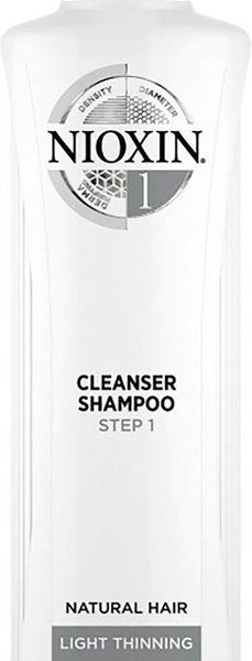Nioxin System 1 Cleanser 300ml - Normale shampoo vrouwen - Voor Alle haartypes
