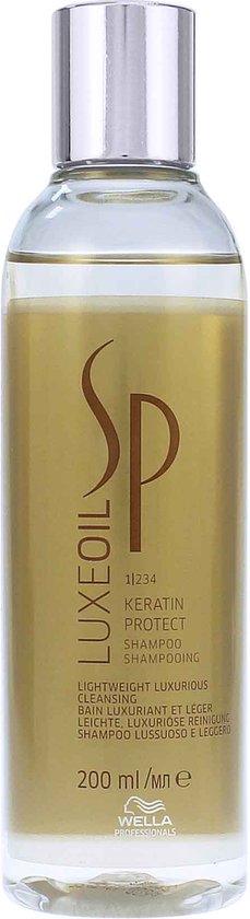 229x840-155 Wella Professionals SP Luxe Oil Keratin Protect Shampoo Bain - Normale shampoo vrouwen - Voor Alle haartypes - 200 ml - Normale shampoo vrouwen - Voor Alle haartypes - Image 1