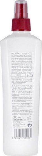 Babaria Rosa Mosqueta Body Oil Spray 300ml - Image 2