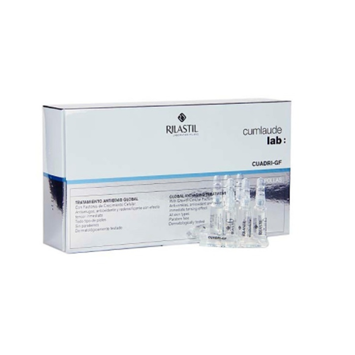 2312755_329aab3bb7eb9558925cfbeb9754af93 Rilastil Cuadri-Gf Global Anti-Aging Treatment Ampoules 10x1.5ml - Image 1