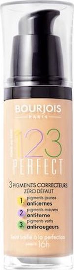 BOURJOIS 123 Perfect Foundation podk ad ujednolicaj cy 51 Light Vanilla 30ml - Image 2