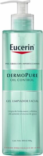 Eucerin Dermo Pure Oil Control Gel Limpiador Facial 400 Ml - Image 2