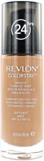 Revlon Colorstay Makeup CombinationOily Skin Spf 15 370 Toast Foundation 30ml