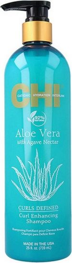 CHI Aloe Vera Curl Enhancing Shampoo Krullend Haar 340ml - Image 2