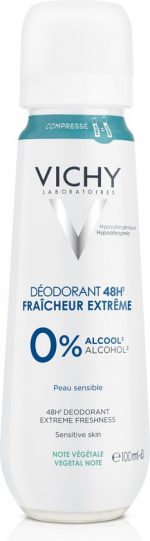 Vichy Deodorant 48h Freshness Extreme 0% Alcohol Sensitive Skin - 100 ml - Image 3