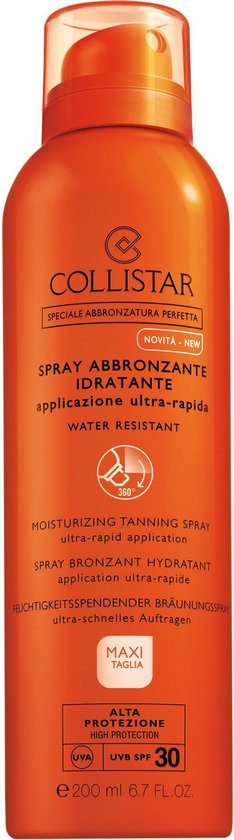 234x840-83 Collistar Moisturizing Tanning Spray Zonnebrand SPF 30 - 200 ml - Image 1