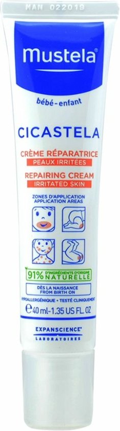 235x840-105 Cicastela Repair Cream By Mustela 40 Ml - Image 1
