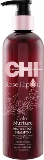 CHI Rose Hip Oil Color Nurture Protecting Shampoo   barvenA c  vlasy     OchrannA12 A ampon