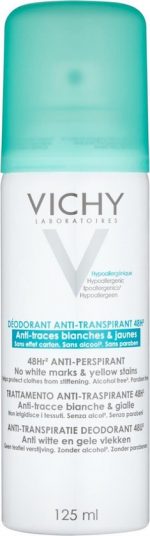 Vichy Anti-Transpiratie Deodorant 48u Tegen Witte en Gele Vlekken - Spray 125ml
