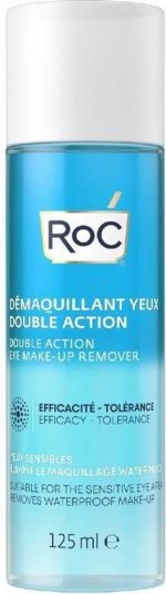 Double Action Eye Make-up Remover Suitable For The Sensitive Eye By Roc 125 Ml
