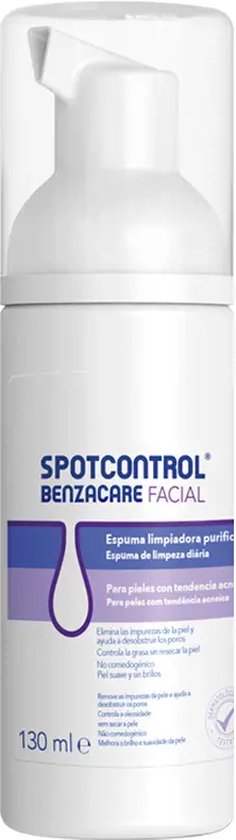 236x840-96 Benzacare Spotcontrol Facial Espuma Limpiadora 130 Ml - Image 1