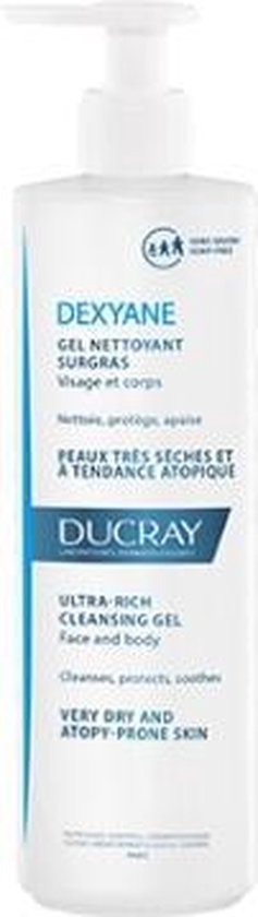 237x840-102 Dexyane Ultra-rich Cleansing Gel By Ducray 400 Ml - Image 1