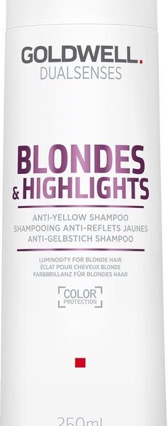 GOLDWELL Dualsenses Blondes  Highlights Anti Yellow Shampoo szampon do w os w blond neutralizuj cy    ty odcie  250ml
