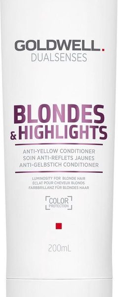 Goldwell Dualsenses Blondes Anti-Yellow Conditioner -200 ml - Conditioner voor ieder haartype