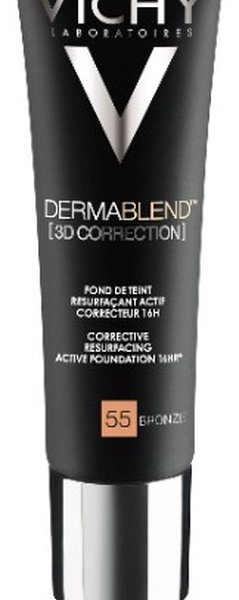 Vichy Dermablend 3D correctie foundation nr55 30ml voor een vette en onzuivere huid