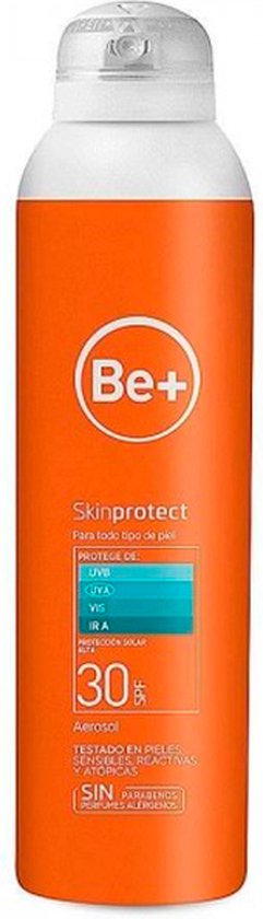 241x840-17 Be+ Skin Protect Dry Touch Spf50+ 200ml - Image 1
