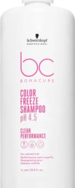 Schwarzkopf Bonacure Color Freeze Shampoo 1000ml - Normale Shampoo Vrouwen