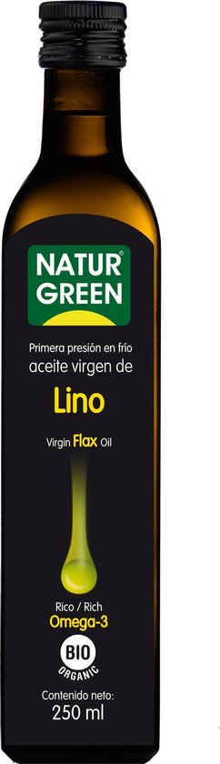 242x840-22 Naturgreen Aceite Lino Bio Organic 250ml - Image 1