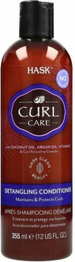 Hask Curl Care Detangling Conditioner For All Curl Patterns  Color Safe  And - Image 2