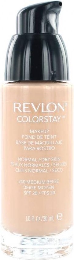 242x840-32 Revlon Colorstay Makeup NormalDry Skin Spf 20 240 Medium Beige Foundation 30ml - Image 1
