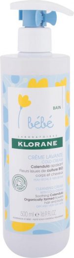 Bebe Cleansing Cream With Cold Cream By Klorane 500 Ml - Image 3