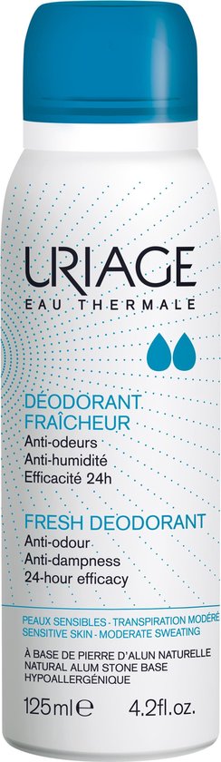 244x840-100 Uriage Hygiene Deodorant Spray 125 Ml - Image 1