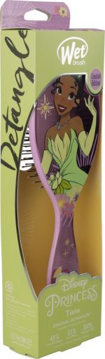 Wet Brush Original Detangler Disney Princess Wholehearted KartAč Na Vlasy     Tiana Light Purple - Image 4