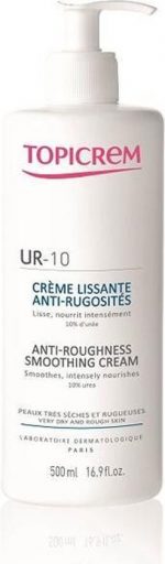 Topicrem Ur10 Creme Smoothing A/ruwheid 500ml