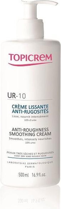 246x840-26 Topicrem Ur10 Creme Smoothing A/ruwheid 500ml - Image 1