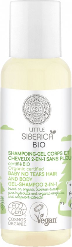 247x840-139 Natura Siberica Little Siberica Organic 2-in-1 Cry-Free Shampoo-Gel Voor Lichaam en Haar 50 ml - Image 1