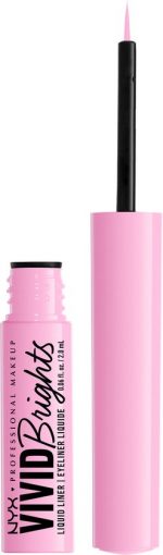 Nyx Professional Makeup - Vivid Brights Liquid Liner - Pink Liquid Eye Liner - Sneaky Pink - Image 8