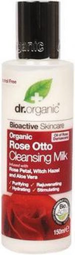 Dr. Organic Rose Otto Cleansing Milk 150ml - Image 2