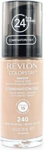 Revlon Colorstay Foundation With Pump - 240 Medium Beige (Oily Skin)