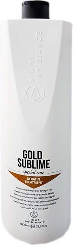250x840-17 Light Irridiance Gold Sublime Keratin Treatment Shampoo 1000ml - Image 1