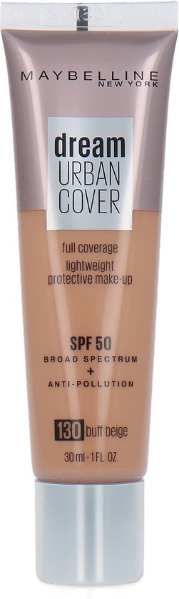 251x840-40 Maybelline Dream Urban Cover Foundation - 130 Buff Beige - Image 1
